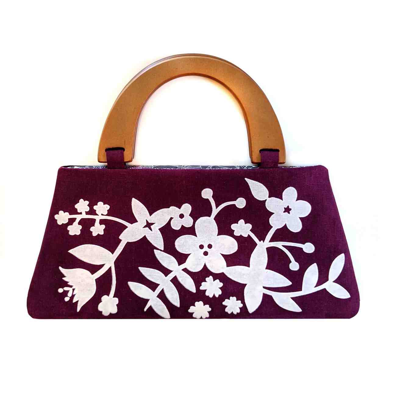 تصویر 3 از کیف نمدی مینیمال انتخاب بانوان خوش سلیقه و دوستدار طبیعت